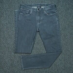 Armani Jeans Mens 31x31 Blue Gray 5 Pocket Straight Denim